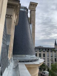 couvreur monuments historiques sur toiture en ardoise à Reims