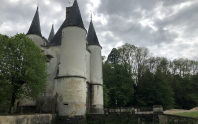 Châtelet du Château de Dampierre : restauration de la toiture